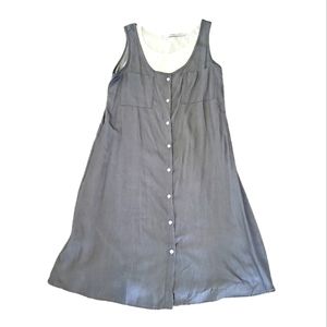 FREE EUC Misslook women's 2 in one casual 2 pieces dress, S, grey white